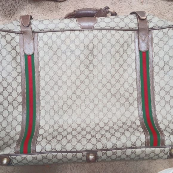 Gucci Other - Vintage Gucci medium size luggage suitcase